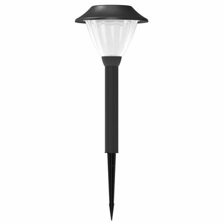 LIVING ACCENTS Black/White Low Voltage 1.5 W LED Pathway Light 1 pk 56105